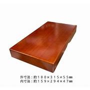 志昌堂 桐製 硯箱 大 茶 GZ-348 箱のみ 収納 書道 木製