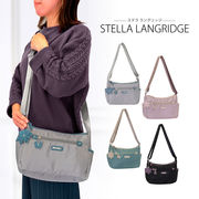 ミセス バッグ 舟形ショルダー トート 花 軽量 ブラック グレー グリーン グレージュ