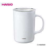 『HARIO』セラミックコーティング 真空二重保温マグ CMG-470-W  (ハリオ）