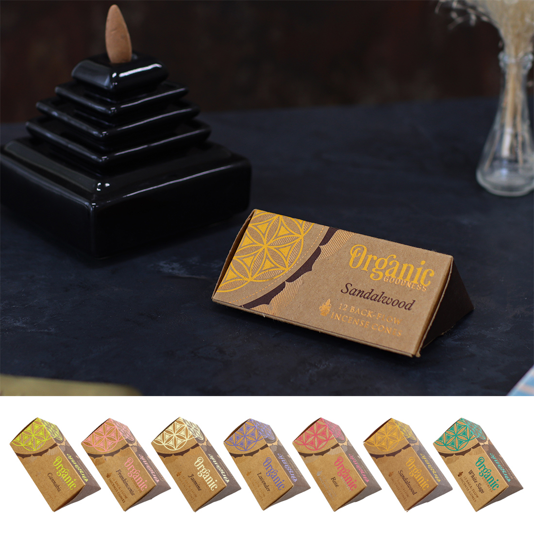 オーガニックグッドネス 倒流香[お香癒しアロマアジアナチュラルアメリカンハワイ25AW]