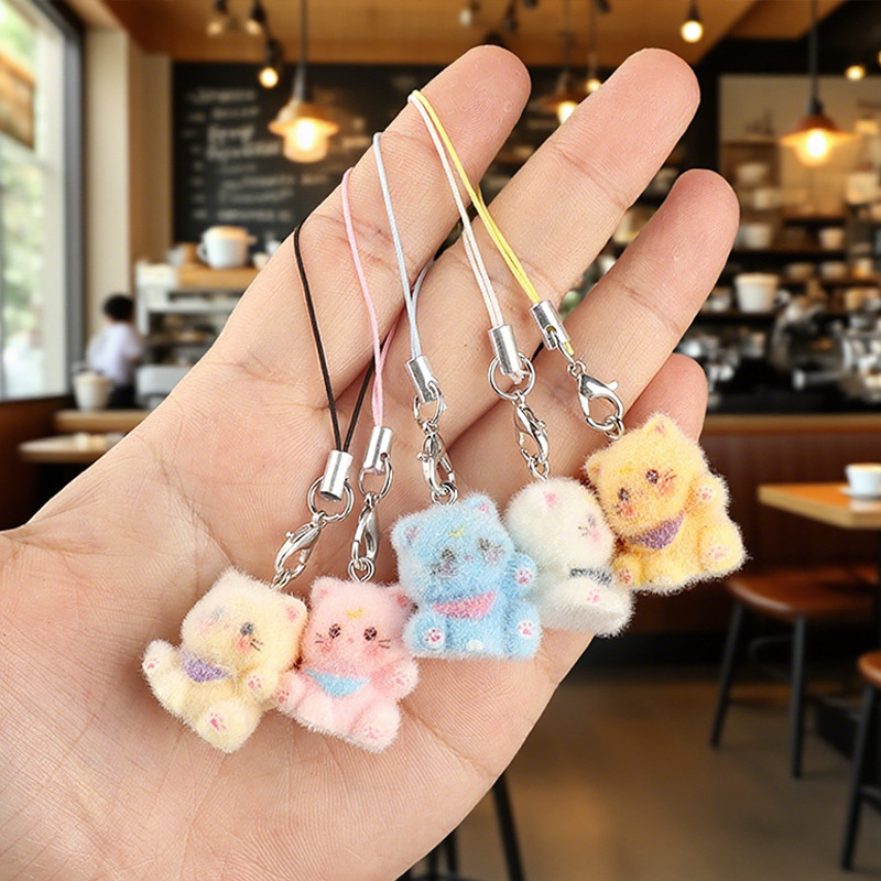 新品 キーホルダー バッグチャーム ストラップ スマホ ペンダント フ