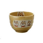 【安心の日本製！クラフトマンハウスの食器！】小抹茶碗　柴犬