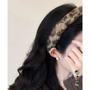 【日本倉庫即納】 カチューシャ ふわふわ レオパード柄