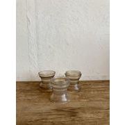 KITOSTANDステム 3個セット クリアコーヒーグラウンズ　ディスプレイ/什器/小物入れ/収納