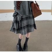 ボトムス スカート Aライン  ロング丈 フレア チェック柄