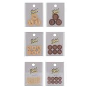 ミササ　木調ボタン（20mm～11.5mm）【全6種類】