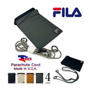 全4色 FILA（フィラ） ストリングシリーズ シンプルサコッシュバッグ ポーチ パラコード