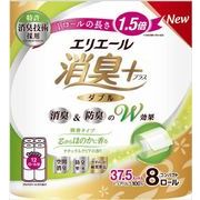エリエール　消臭＋トイレットティシュ　芯からほのかに香るナチュラルクリアの香り　コンパクト８Ｒダブル
