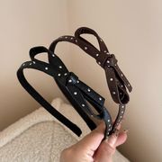 リボンカチューシャ　ヘアアクセサリー　レディース　デザイン　韓国風　髪飾り