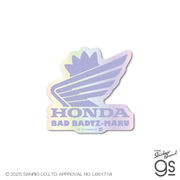 はぴだんぶい×Super Cub ホログラムステッカー ロゴ バッドばつ丸 サンリオ sanrio Honda グッズ LCS1743