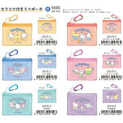 【お買得限定品☆小物入れにピッタリ☆SANRIO】サンリオ　カラビナ付き　ミニポーチ