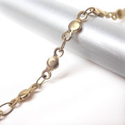 SUS316 サージカルステンレス チェーン 幅約3mm 丸プレート チェーン 1m 切り売り 金属アレルギー対応