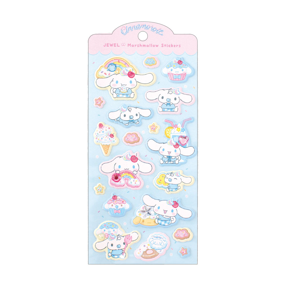 るるる商品 2月末】SR-5562004FC サンリオ ジュエルマシュマロステッカーズ