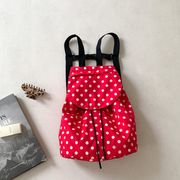 リュック　ドット柄　ins　韓国ファッション　デザイン