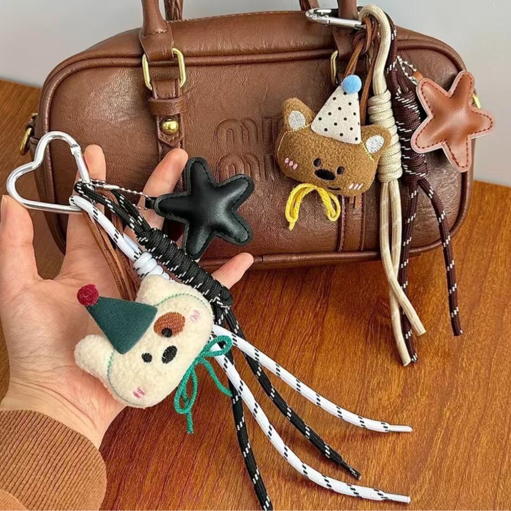 ぬいぐるみ小物 キーホルダー 子供用品バッグチャーム 子供おもちゃ 韓国風学生プレゼントLF