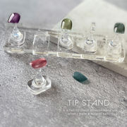 ネイル マグネットのネイルチップ作成に【チップスタンド クリア】 ネイル ネイル ネイル ネイル