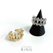 ▼MAGGIO▼ニュアンスメタルラダーリング　指輪