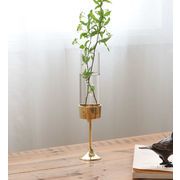【in bloom】ブラスキャンドルスタンドフラワーベース Lサイズ in bloom / インブルーム