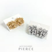 ▼MAGGIO▼大ぶりバブルメタルボールピアス