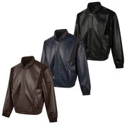 メンズファッション PU ジャケット 男女兼用 ストリート系 防寒アウター 秋冬 2025新作★全3色