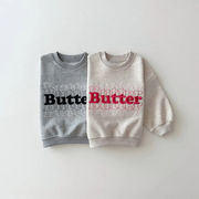 2025秋新作　子供服　ユニセックス　カジュアル　トレーナー　トップス　スウェット　おしゃれ　英字刺繍