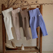 2025秋新作　子供服　ハイウエスト　レギンスパンツ　可愛い　柔らか　タイツ　ロングパンツ　ズボン　4色