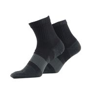 ASHITOMO WORKING SOCKS ズレ対策ソックス ５本指ショート25-27cm2足組ダーク SWZS-D52