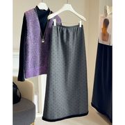 新入荷☆スカート☆韓国風☆レディーススカートM／L   2色