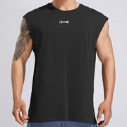 ワンポイント ロゴ ノースリーブ タンクトップ メンズ トレーニングウェア スポーツ 筋トレ