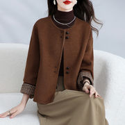 初回送料無料　エレガントショートジャケットコート　レディースファッション人気トレンド