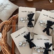 ヘアピン　ヘアアクセサリー　レディース　韓国ファッション　リボン