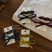 ヘアピン　ヘアアクセサリー　レディース　韓国ファッション　リボン