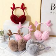 しか角 イヤーマフ 子供用 かわいい 調整可能 男女兼用  4色