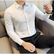 メンズシャツ ビジネスTシャツ メンズTシャツ 紳士服 Tシャツフォーマル ファッションTシャツ 長袖Tシャツ