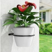 北欧風 カスタマイズ壁掛けプランタースタンド 6インチ ガーデニング金具加工 壁掛け式植木スタンド