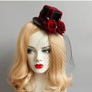 DIY手作り帽子 小さな帽子 ヘアアクセサリー ヘアピン帽子 結婚式 おもちゃの帽子 シルクハット 髪飾り