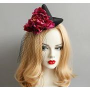 DIY手作り帽子 小さな帽子 ヘアアクセサリー ヘアピン帽子 結婚式 おもちゃの帽子 シルクハット 髪飾り