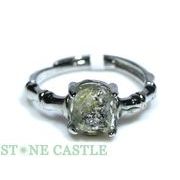 ☆一点物☆【リング】ハーキマーダイヤモンド原石 No.33