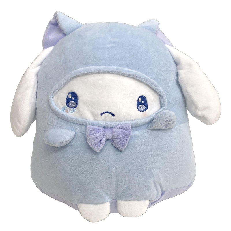 サンリオ ダイカット クッション ねこねこおばけ シナモロール ブルー【小ロット販売】