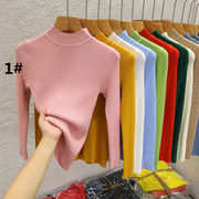 ニットトップス レディース 長袖 秋 冬 秋冬 リブニット トップス ニット セーター 薄手