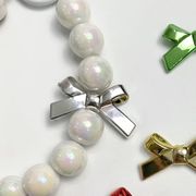 アクリルビーズ　ビーズ　アクセサリーパーツ　リボン　卸し40個売り 海外倉庫発送