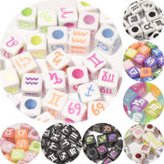 プラスチックビーズ　卸し500g約1950個入り　アクセサリーパーツ 海外倉庫発送