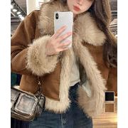 【日本倉庫即納】 ショートフェイクムートンジャケット韓国風