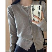 秋冬新作 ニットカーディガン レディース カーディガン トップス アウター 羽織 長袖 重ね着 オフィス