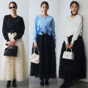 新入荷★レディース服・チュールスカート・ニット・ゆったり・韓国風・ファッション・トップス     5色