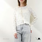 □SALE□カットレース　カーディガン(33109)