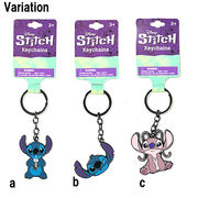 スティッチ メタル キーチェーン 　３アソート( スティッチ ドリンク/エンジェル/スティッチ フェイス  )