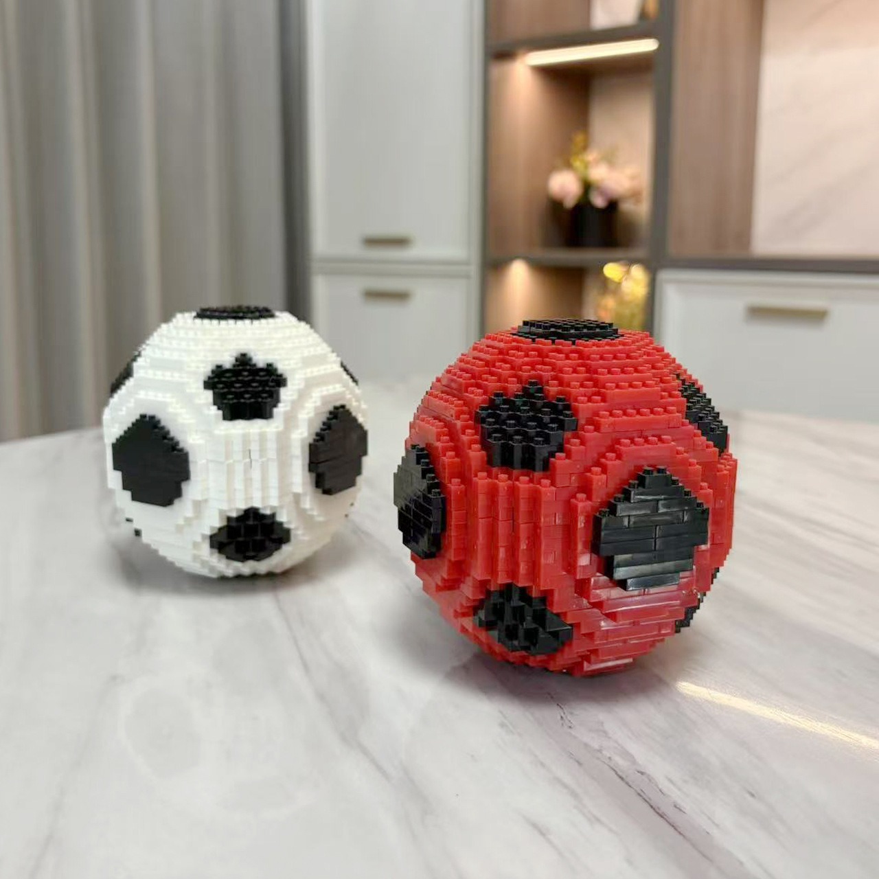 3色 サッカーボールの積み木モデル トロフィービルディングブロック 2026年ワールドカップ雑貨 | 卸売・ 問屋・仕入れの専門サイト【NETSEA】