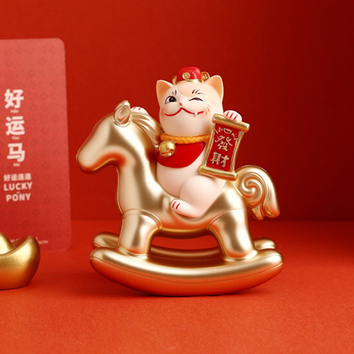 馬オブジェ 置物 馬 開運置物 可愛い 癒し系 プチ装飾品 ミニ