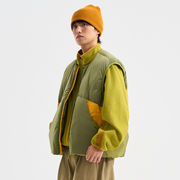 メンズファッション ダウンベスト 男女兼用 ストリート系 ノースリーブ 防寒アウター 2025新作★全3色